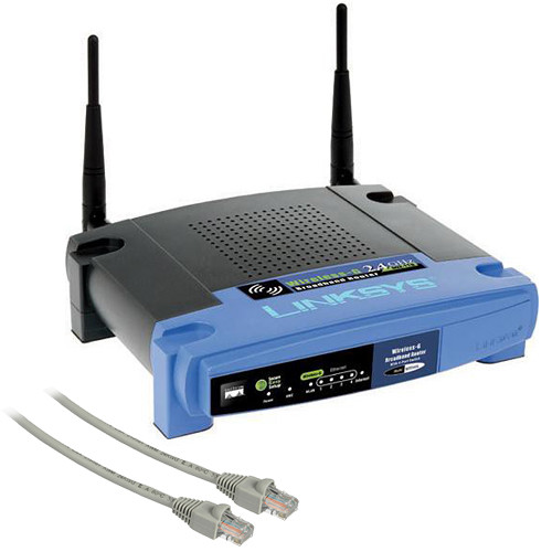 Linksys WRT54GL Wireless-G Broadband Router with Snagless Patch Cable