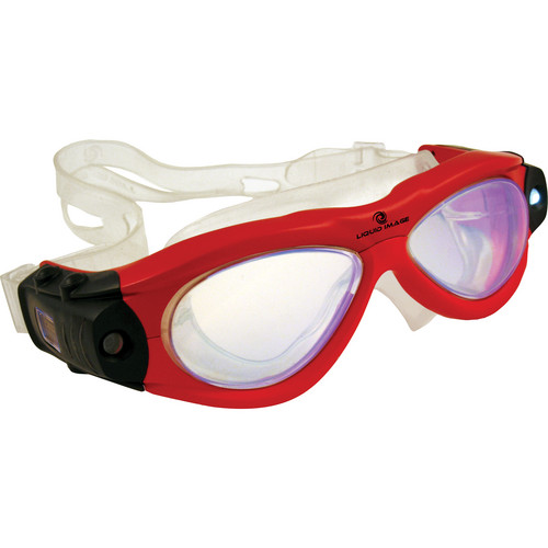 Liquid Image Freestyle Series Swim Camera Goggle (Red)