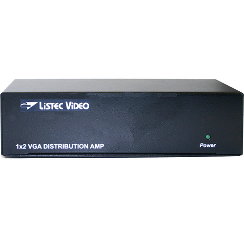 Listec Teleprompters VGA Distribution Amplifier (1 Input, 2 Outputs)