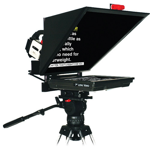 Listec Teleprompters Z-PRO MZLT-1012S Enhanced Portable Studio Prompter (12")