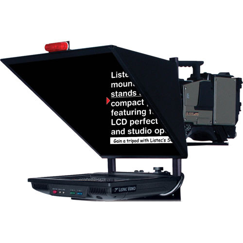 Listec Teleprompters STS-15SAS-LT SOLO 15" Flat-Panel Studio On-Camera Prompter