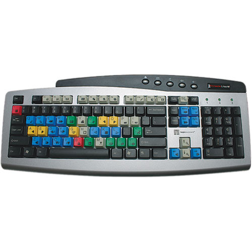 Logickeyboard Classic Keyboard for Avid/Pinnacle LKBUPINLQDC B&H