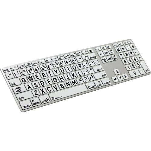 Logickeyboard XLPrint Apple Advance Keyboard with Large Print (Black on White)