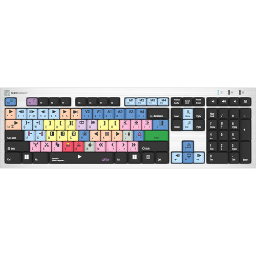 Logickeyboard Avid Media Composer Slim Line LKBU-MCOM4-AJPU-US