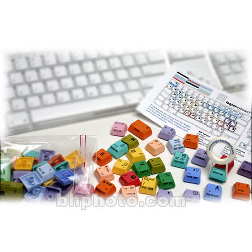 Logickeyboard Avid Media Composer Keycaps for Apple G5 Keyboard