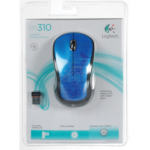 Logitech M310 Wireless Mouse (Indigo Scroll)