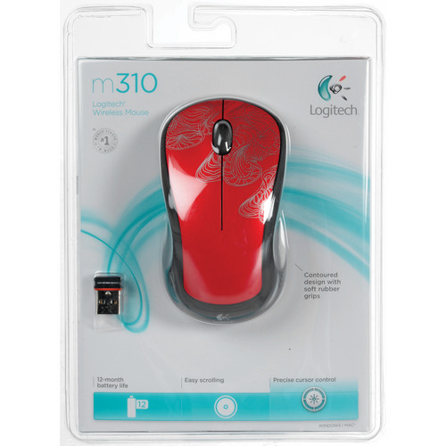 Logitech M310 Wireless Mouse (Silver Filament)