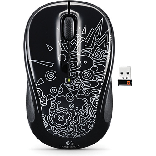 Logitech Wireless Mouse M325 (Black Topography)