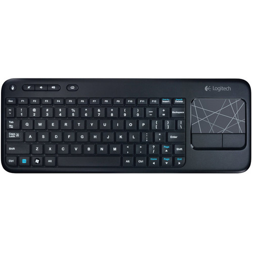 Logitech Wireless Touch Keyboard K400 (Black)