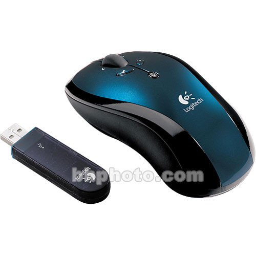 Logitech LX7 Cordless Optical Mouse (Dark Blue)