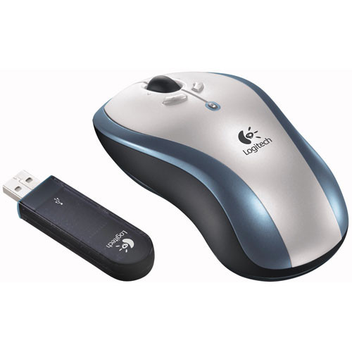 Logitech LX7 Cordless Optical Mouse (Silver)