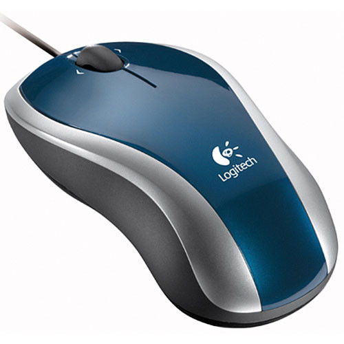 Logitech 931658-0403 LX-3 Optical Mouse (Blue)