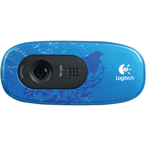 Logitech C270 HD Webcam (Indigo Scroll)