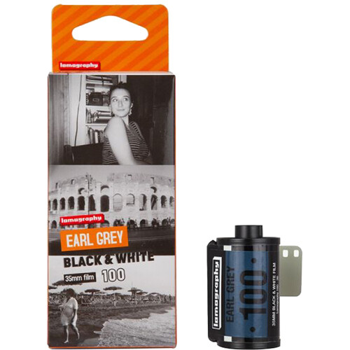 Lomography Earl Grey 100 Black and White Negative Film (35mm Roll Film, 36 Exposures, 3-Pack)