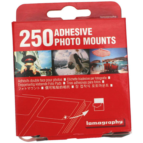 Lomography Adhesive Square Mounts (250 Pack)