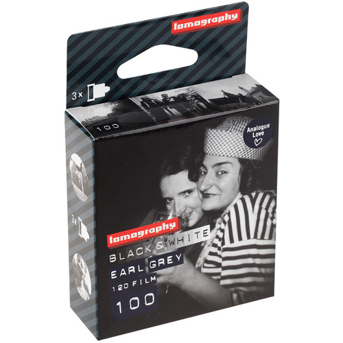Lomography Earl Grey 100 Black and White Negative Film (120 Roll Film, 3-Pack)