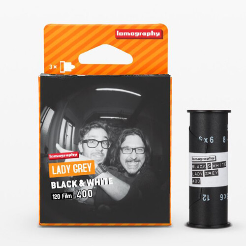 Lomography Lady Grey 400 Black and White Negative Film (120 Roll Film, 3-Pack)