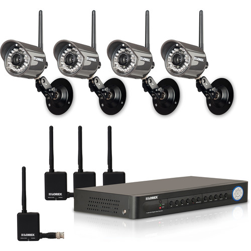Lorex LH118501C4WB Digital Wireless Security Camera System (500 GB)