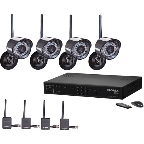 Lorex 4 Channel Edge + Wireless Security Camera System