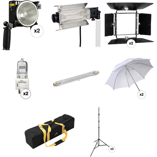 Lowel Interview Three-Light Kit with Soft Case
