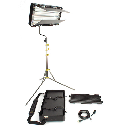 Lowel Caselite 4 Fluorescent One Light 3000K Kit (120 VAC)