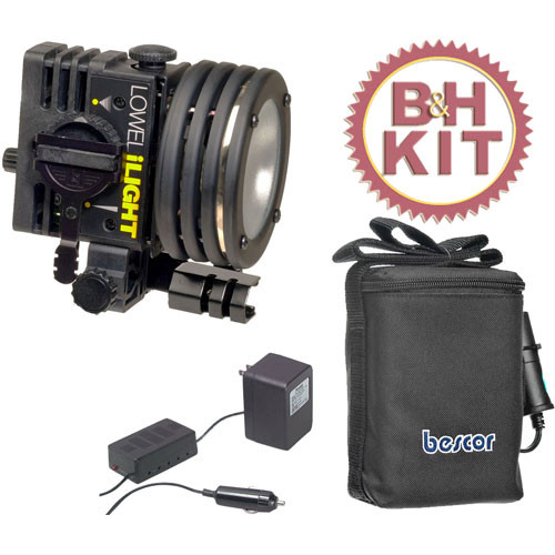 Lowel ID Light NiMH Kit, Cigarette Lighter Connector (12VDC)