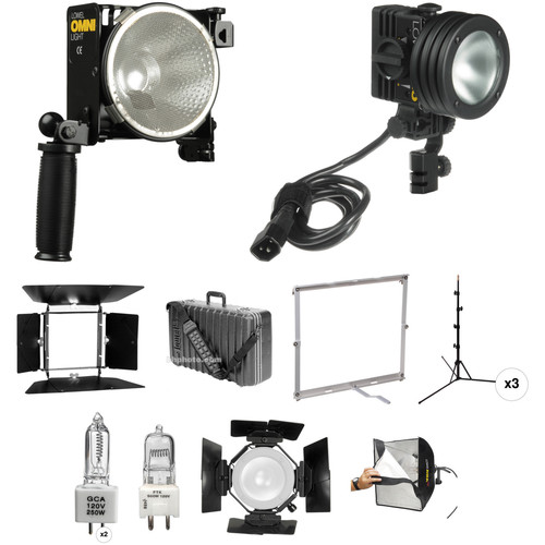 Lowel Omni-light, Pro-light, Rifa eX Three-Light Kit