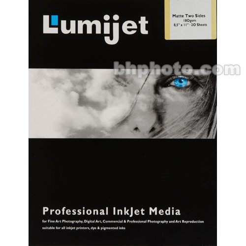 Lumijet Matte Two Sides Paper - 8.5x11" - 20 Sheets