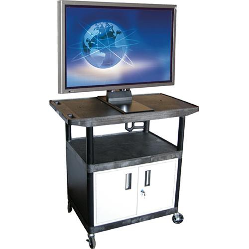 Luxor LE48CWTUD  3-Shelf Flat Panel Display Cart