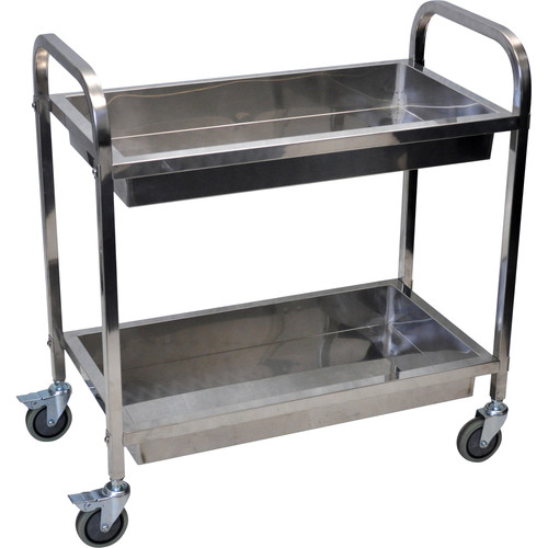 Luxor SST2S  Stainless Steel Transport Cart(Small)