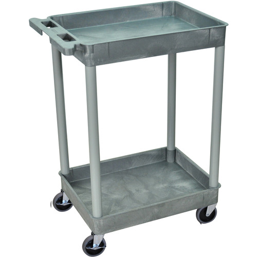 Luxor 18x24" Heavy-Duty Utility Cart (Gray)