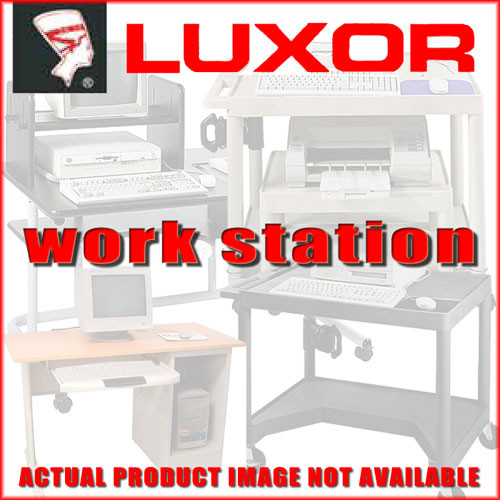 Luxor Hi-Tech Computer Work Station, Model TL28BG (Blue Top with Green Bottom)