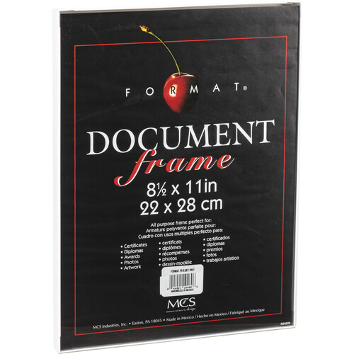MCS Format Frame (White, 8.5 x 11")