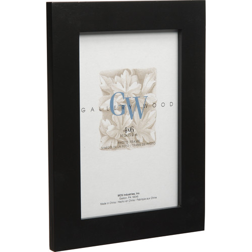 MCS Flat Top Wood Frame (5 x 7", Black)