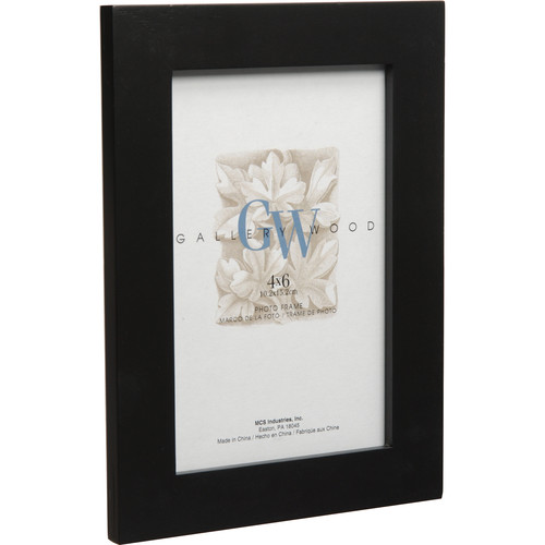 MCS Flat Top Wood Frame (8 x 10", Black)
