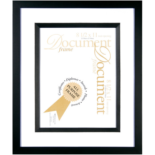 MCS Silhouettes Frame (8.5 x 11" Opening) - 13.5 x 16" (Black)