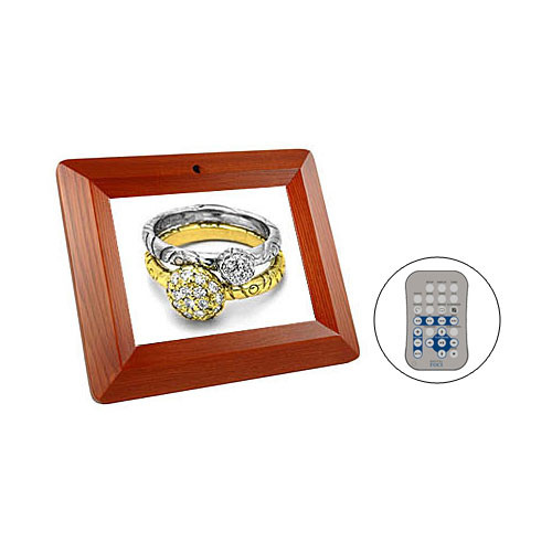 MK Digital Direct 15.0" Digital Picture Frame (Wood)