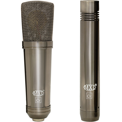 MXL CR-24 Studio Condenser Kit CR-24-BLACK CHROME-KIT B&H Photo