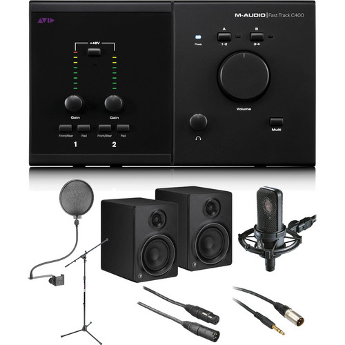 M-Audio Fast Track C400 Recording Package