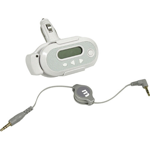 Macally FMTF Full Channel Auto and Home FM Transmitter and Charger for iPod