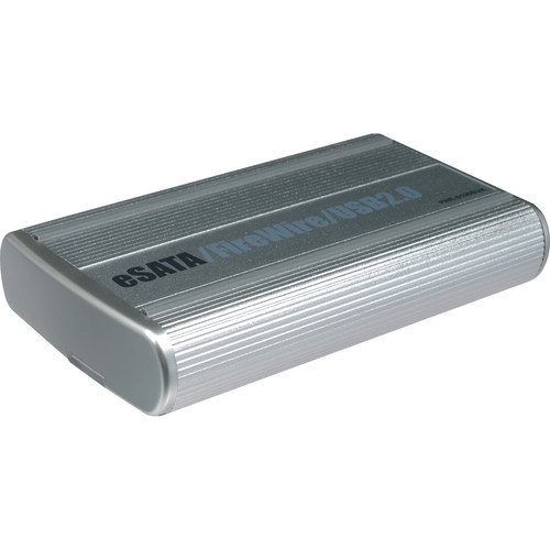 Macally PHR-100SUA eSATA, FireWire-400, and USB 2.0 External Drive Enclosure for 3.5" SATA Hard Drive