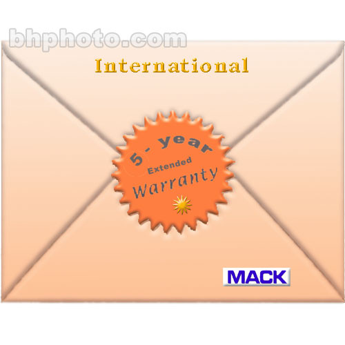Mack 5-Year International Warranty for Digital Camera
