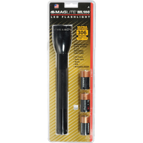 Maglite 3-C Battery High Performance Luxeon Rebel LED Flashlight