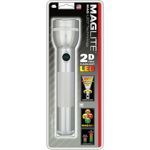 Maglite LED 2-Cell D Flashlight (Silver)