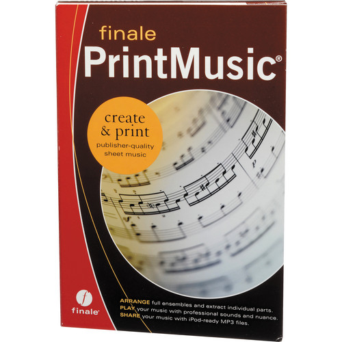 MakeMusic Finale PrintMusic 2011 - Music Notation and Composition Software