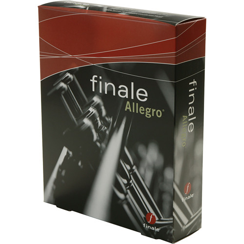 MakeMusic Finale Allegro 2007 - Notation Software