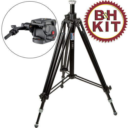 Manfrotto 028B Tripod Legs (Black) with 503HDV Head