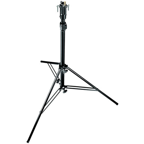 Manfrotto 256BUAC Self-Locking Air Cushioned Light Stand, Black - 7' (2.1 m)