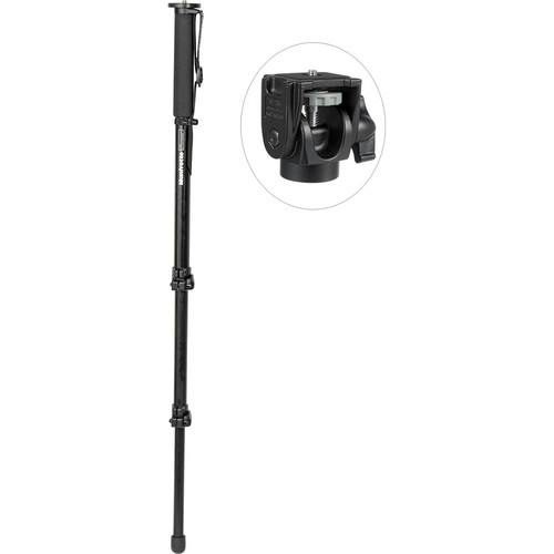 Manfrotto 3216 3 Section Monopod (Black) with 234 Swivel Tilt Head