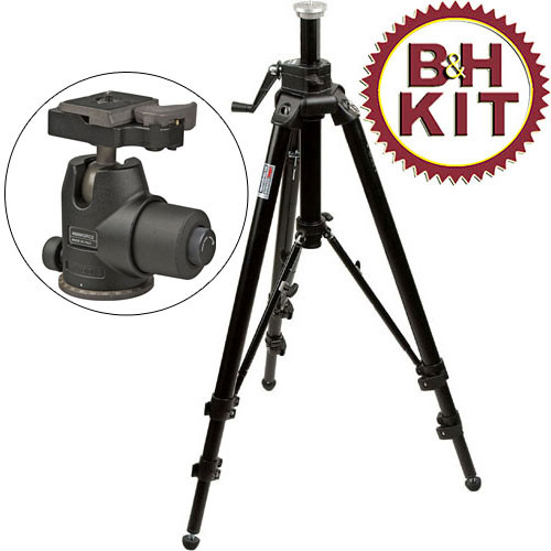 Manfrotto 475B Tripod (Black) with 468MGRC2 Hydrostatic Ballhead
